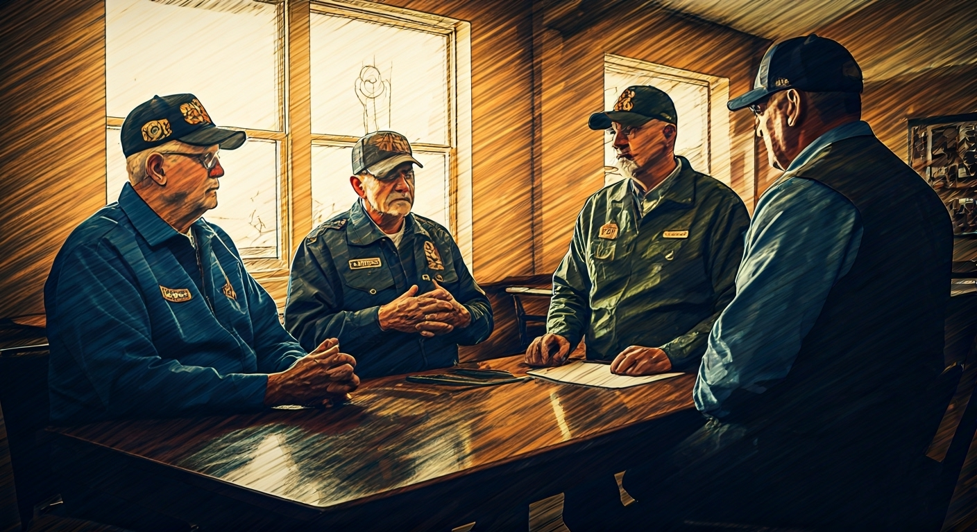 veterans discuss life insurance benefits