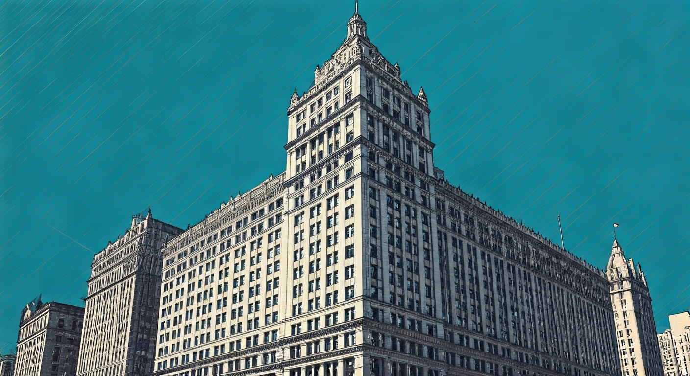 historic skyscraper sketch