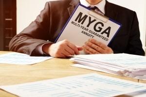 NC insurance agent Holding MYGA Papers