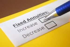 Pen Ticking Increase Option on Fixed Annuity Form