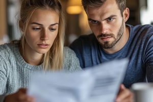 Young Couple Checking the Comparison of Fixed Annuity and Employer-Sponsored Plans